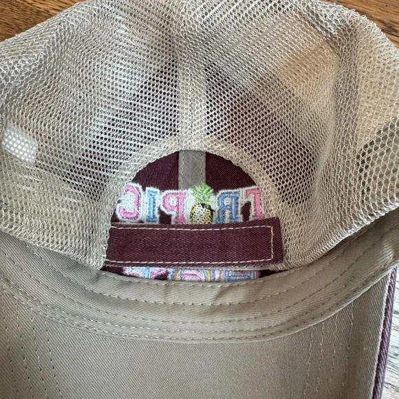 Katydid Tropic Like It's Hot‎ Trucker Hat Distressed Summer Baseball Cap - Picture 6 of 6